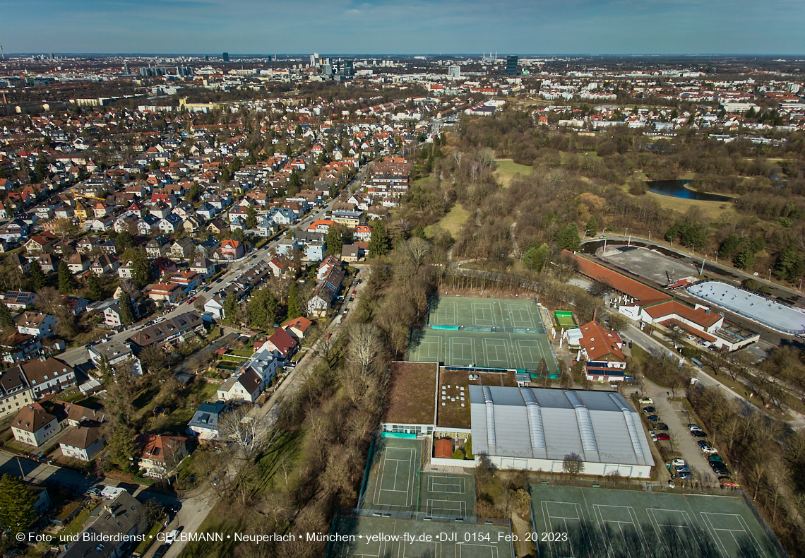 20.02.2023 - der Ostpark im zu warmen Februar 2023 in Neuperlach